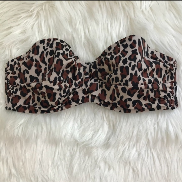 Victoria's Secret Other - Victoria's Secret Leopard Print Bikini Top 38D